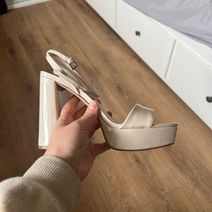 Steve Madden Lessa Bone Patent Heels